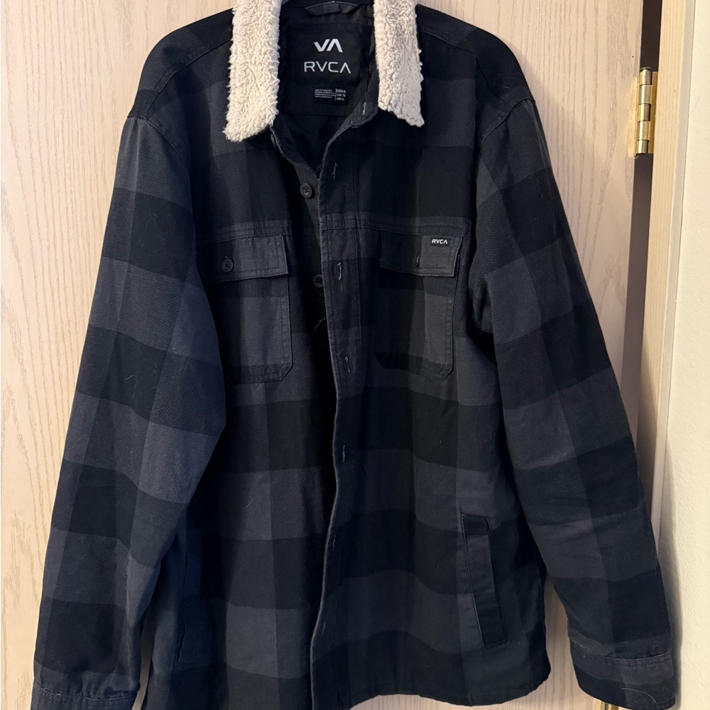 RVCA Range Men's Checkered Shirt Jacket